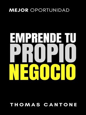 cover image of Emprende tu Propio Negocio